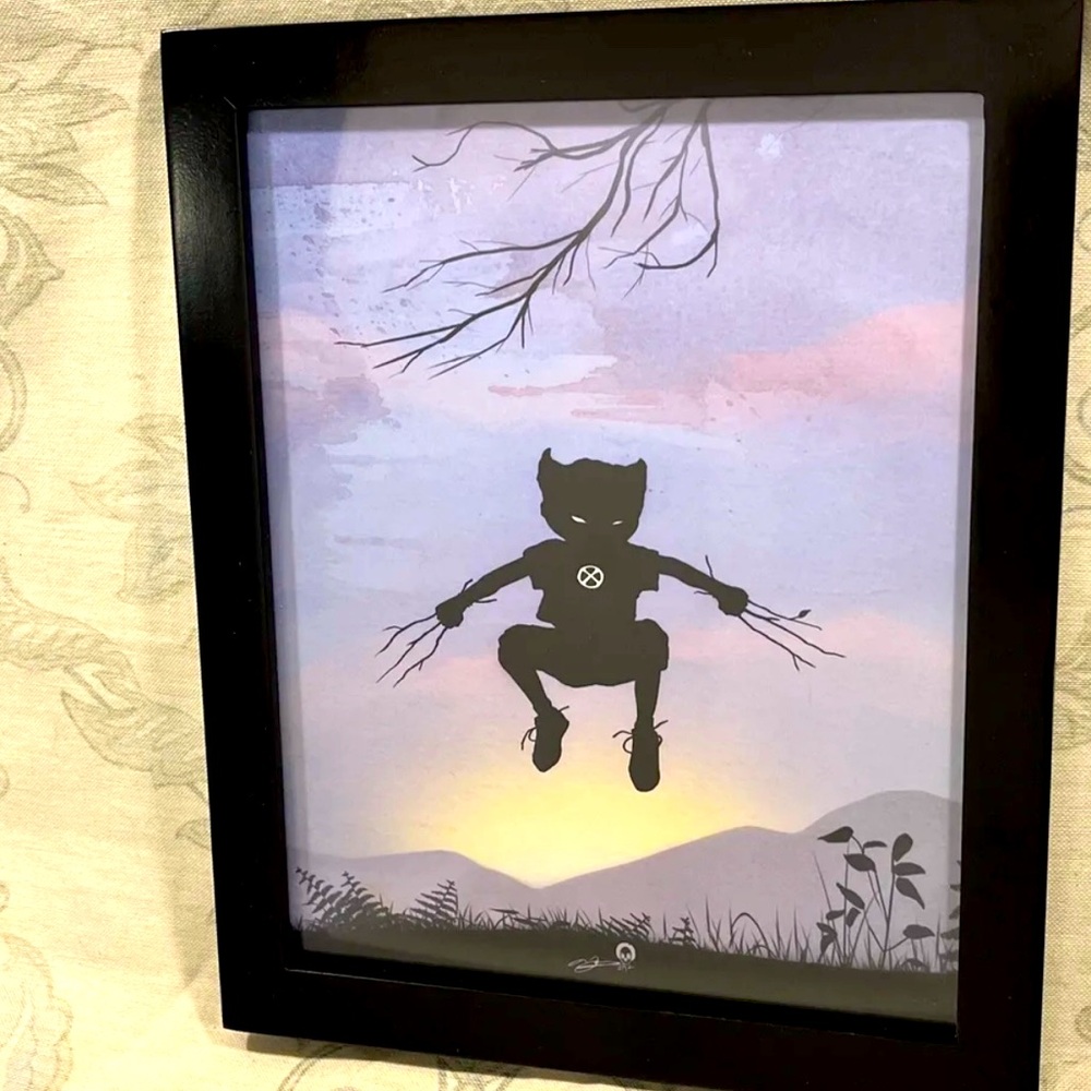 Andy Fairhurst Superhero Kids Print/photo Wolverine Marvel Hero Collectible